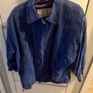 Blue Suede Coat
